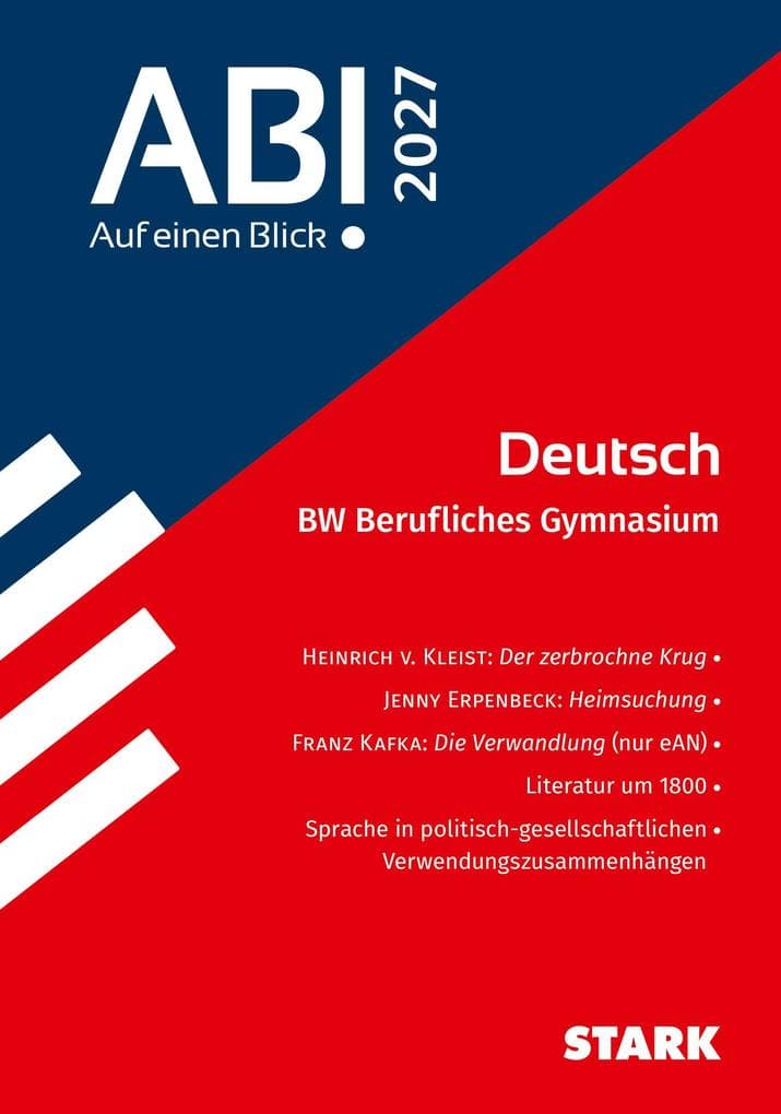 STARK Deutsch - Abi - Auf einen Blick! 2027 BW Berufliches Gymnasium