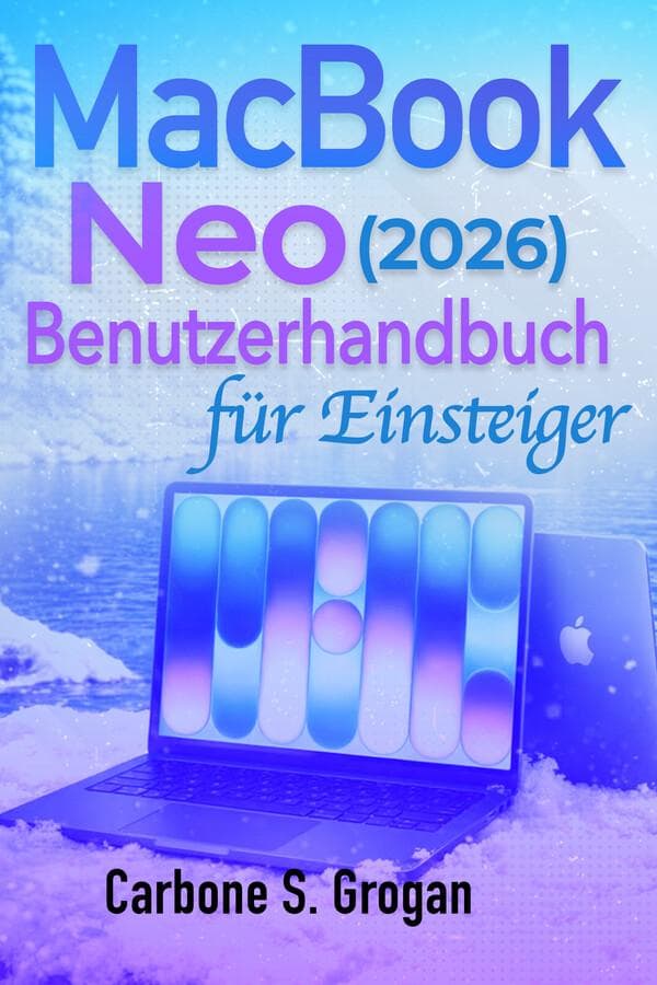 MacBook Neo (2026) Benutzerhandbuch für Anfänger