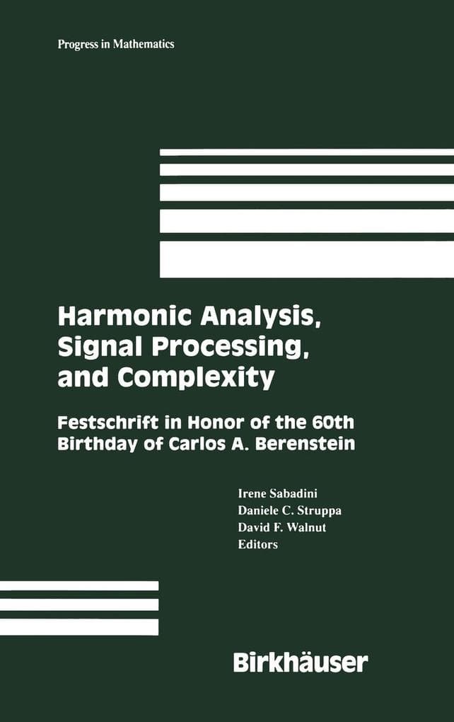 Harmonic Analysis, Signal Processing, and Complexity