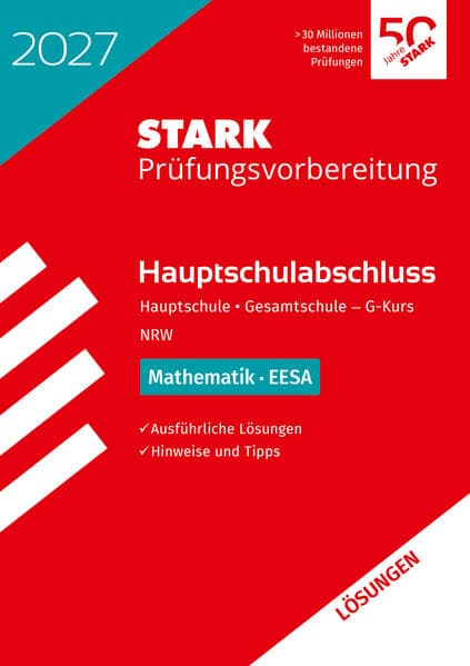 STARK Lösungen zu Mathematik - Hauptschulabschluss (EESA) 2027 NRW - Prüfungsvorbereitung