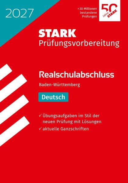 STARK Deutsch - Realschulabschluss 2027 BW - Prüfungsvorbereitung