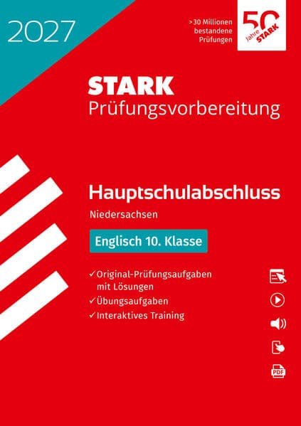 STARK Englisch - Hauptschulabschluss 2027 Niedersachsen - Prüfungsvorbereitung inkl. Lösungen