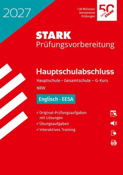 STARK Englisch - Hauptschulabschluss (EESA) 2027 NRW - Prüfungsvorbereitung inkl. Lösungen
