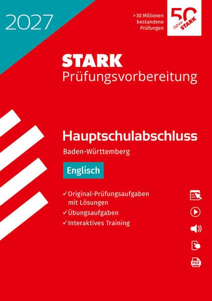 STARK Englisch - Hauptschulabschluss 2027 BW - Prüfungsvorbereitung inkl. Lösungen