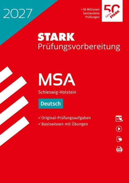STARK Deutsch - MSA 2027 Schleswig-Holstein - Prüfungsvorbereitung