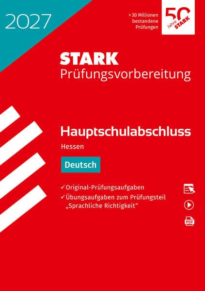 STARK Deutsch - Hauptschulabschluss 2027 Hessen - Prüfungsvorbereitung