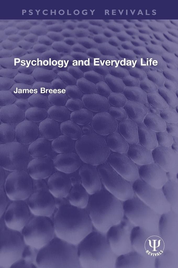 Psychology and Everyday Life
