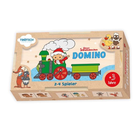 TRÖTSCH - Unser Sandmännchen Domino aus Holz