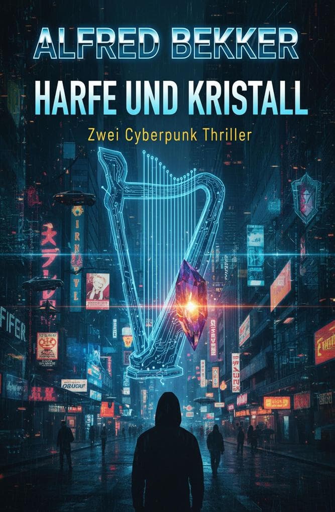 Harfe und Kristall: Zwei Cyberpunk Thriller