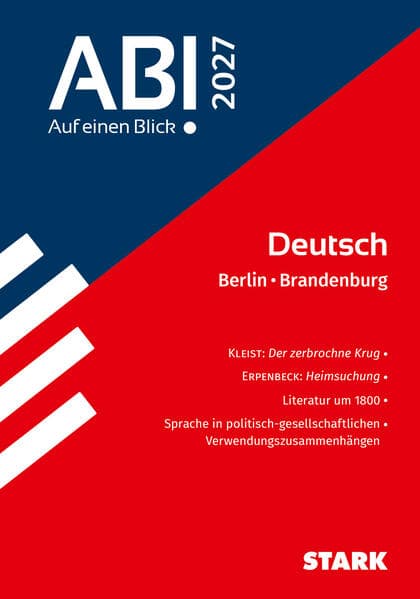 STARK Deutsch - Abi - Auf einen Blick! 2027 Berlin/Brandenburg