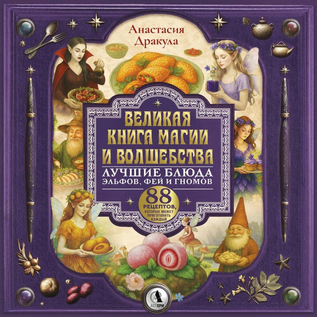 Velikaya kniga magii i volshebstva: luchshie blyuda elfov, fey i gnomov. 88 retseptov, kotorye mozhet prigotovit kazhdyy