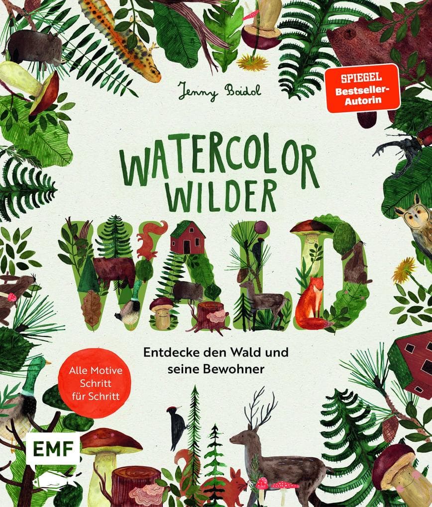 Watercolor -Wilder Wald