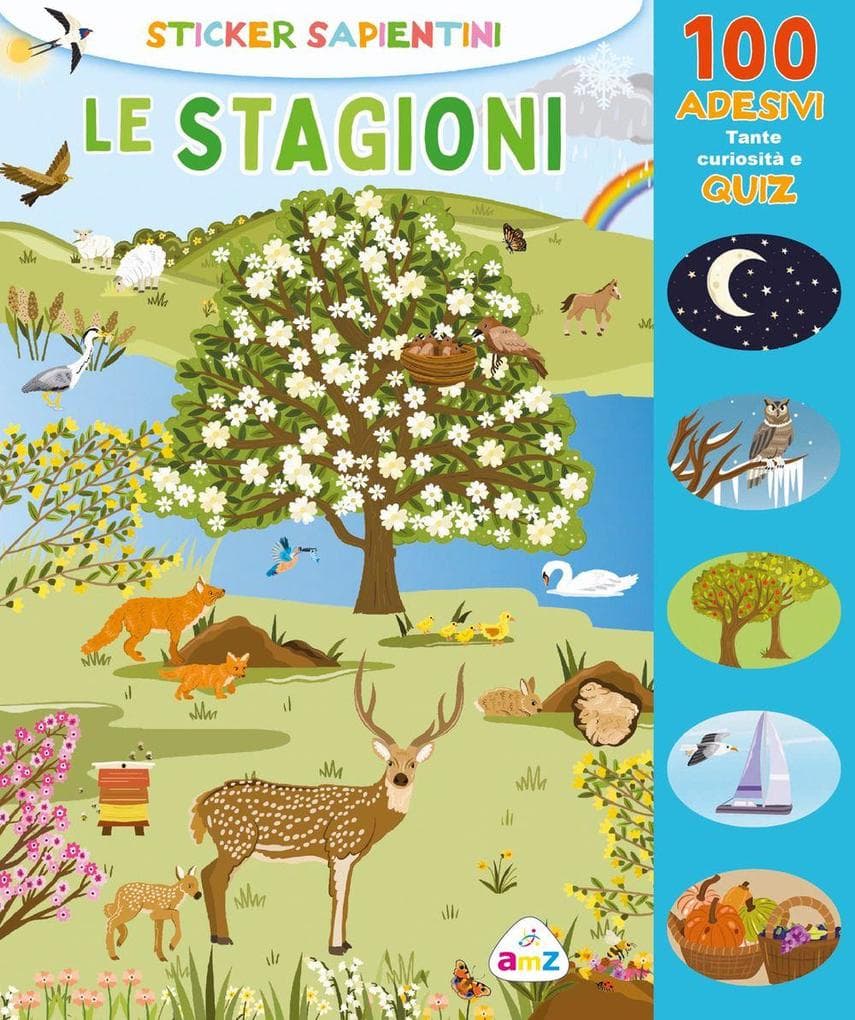 Le stagioni. Sticker sapientini