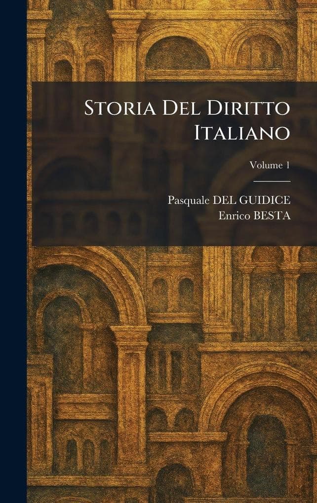 Storia Del Diritto Italiano