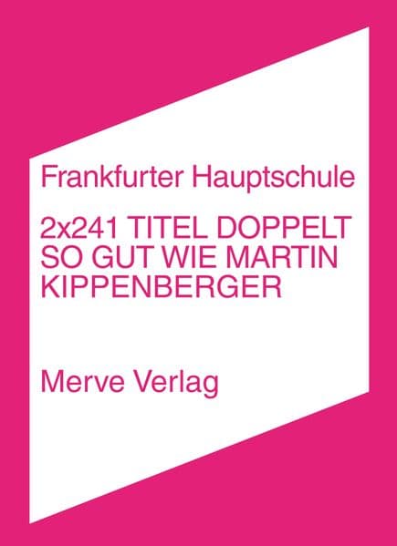 2x241 Titel doppelt so gut wie Martin Kippenberger
