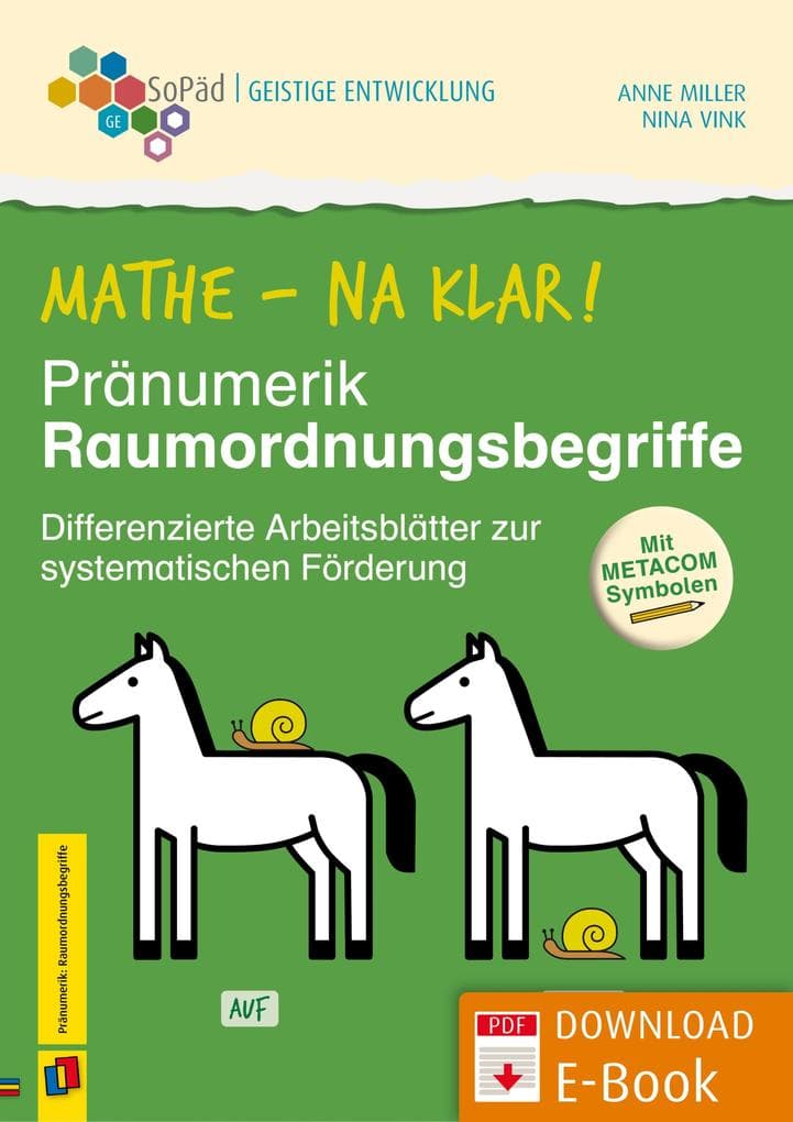 Mathe - na klar! Pränumerik: Raumordnungsbegriffe