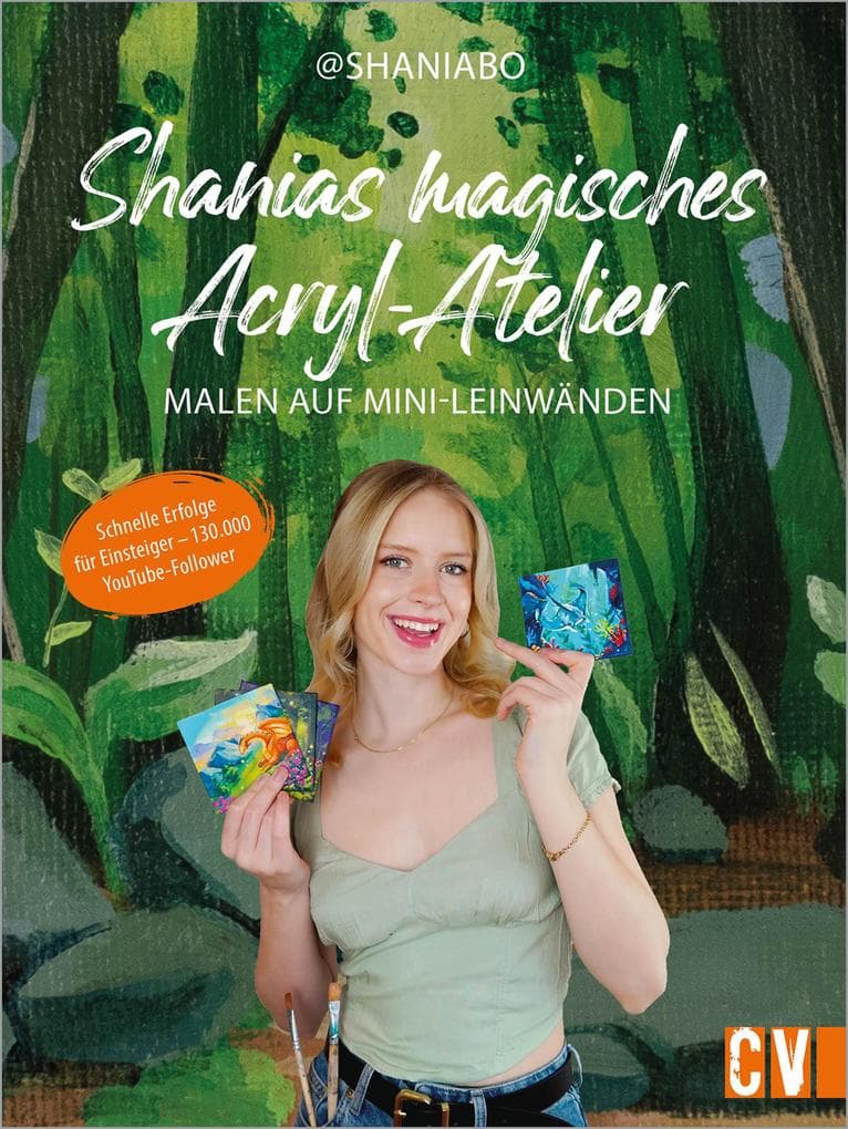 Shanias magisches Acryl-Atelier: Malen auf Mini-Leinwänden