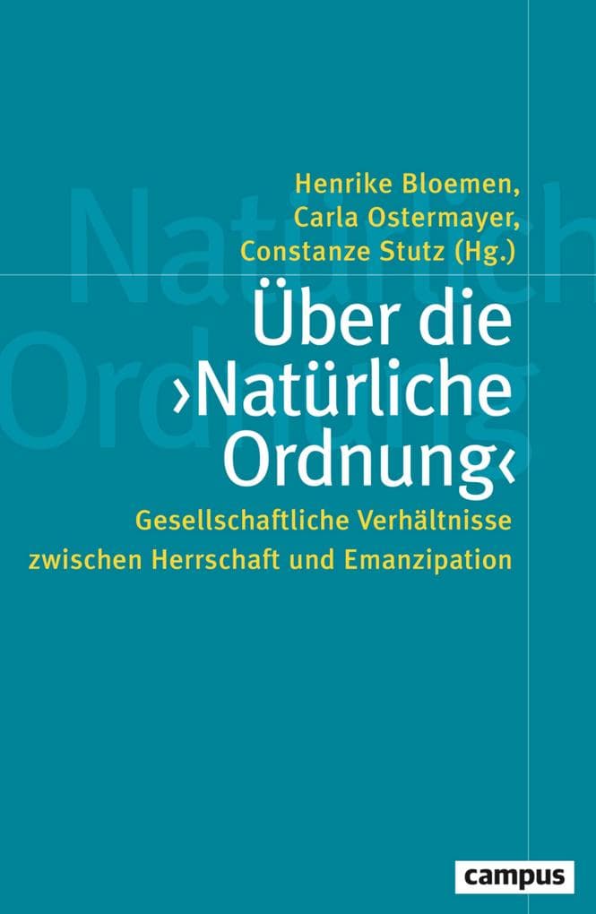 Über die >Natürliche Ordnung<