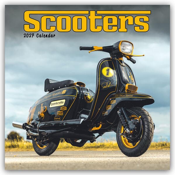 Scooters - Motorroller 2027 - Wand-Kalender