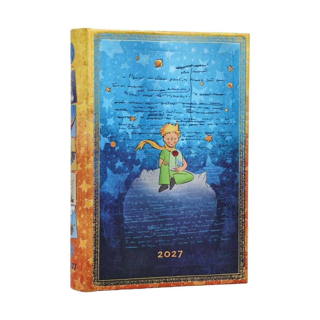 12-Monatskalender 2027 Saint-Exupéry, Der kleine Prinz Mini Tagesüberblick