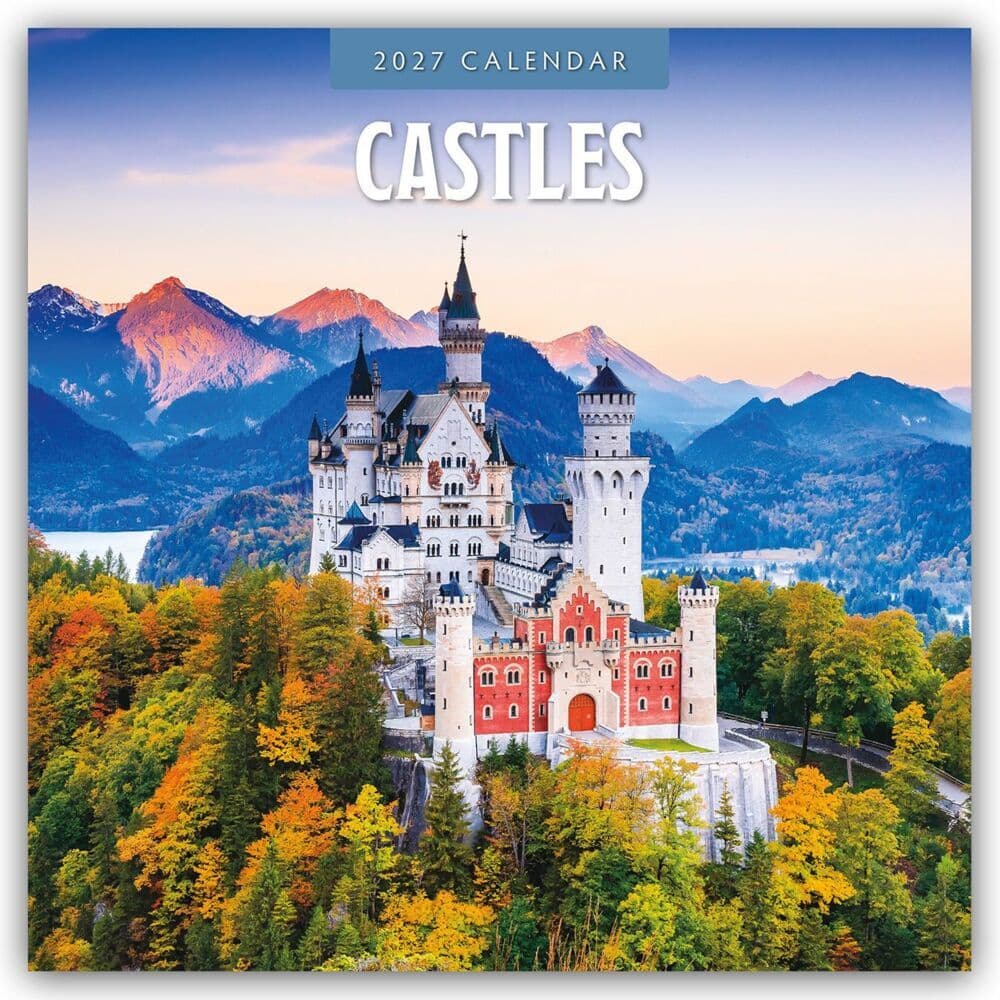 Castles - Burgen - Schlösser 2027 - 16-Monatskalender