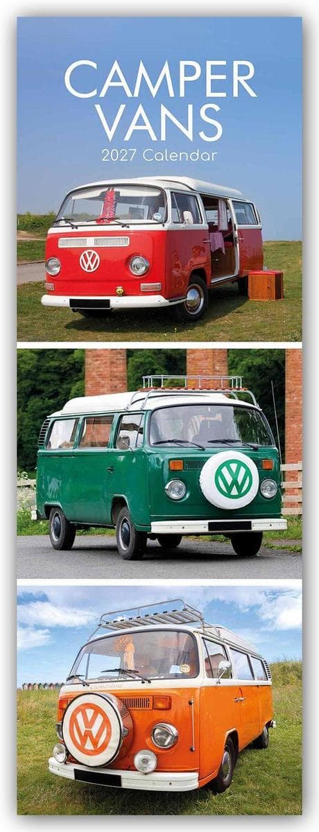 Camper - Camper Vans - Slimline-Kalender 2027