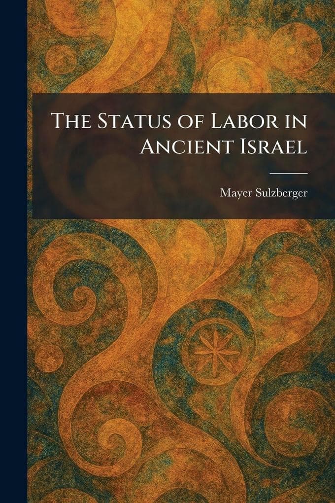 The Status of Labor in Ancient Israel