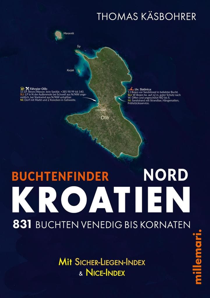 Buchtenfinder Kroatien Nord - Ausgabe 2026. Apple iBook