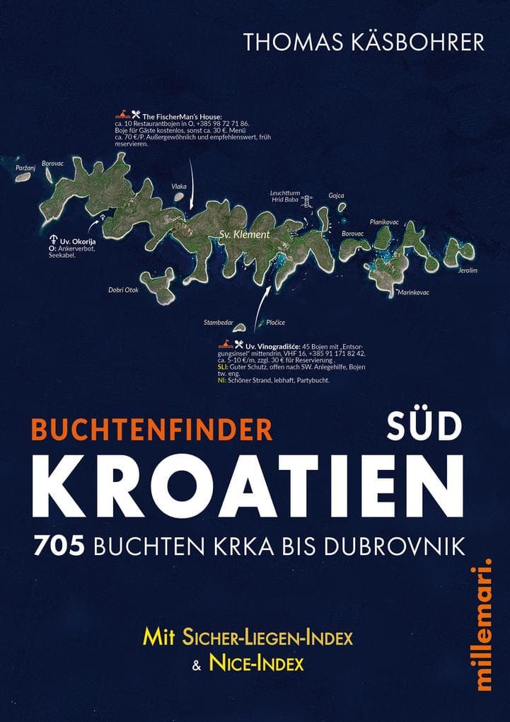 Buchtenfinder Kroatien Süd - Ausgabe 2026. Apple iBook