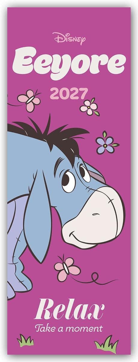 Disney Eeyore - Eeyore 2027 - Slimline-Kalender