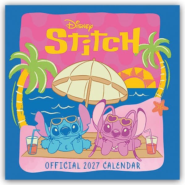 Disney Stitch - Offizieller Kalender 2027 - Wandkalender