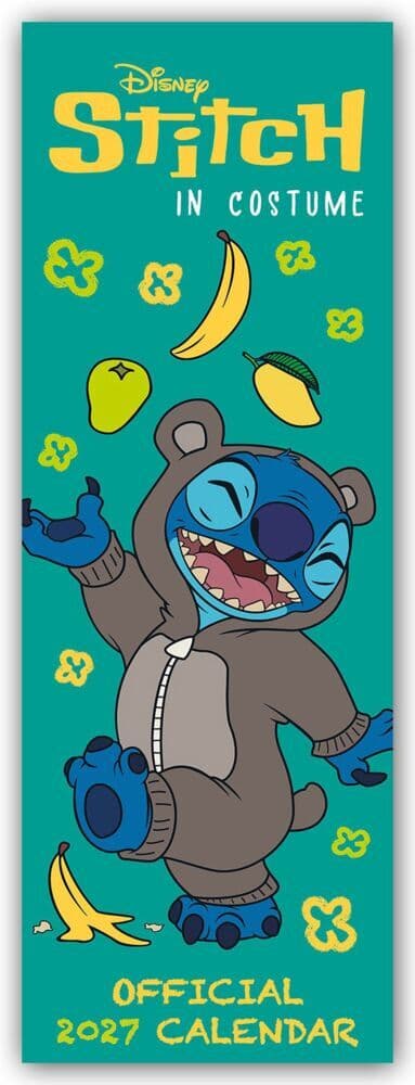 Disney Stitch 2027 - Slimline-Kalender