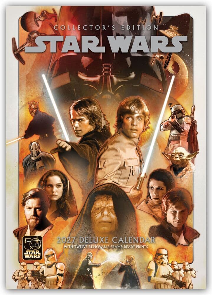 Star Wars A3-Deluxe Kalender 2027 - Collectors Edition Wandkalender