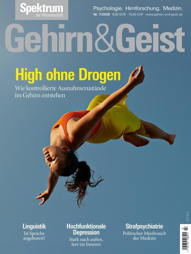 Gehirn&Geist 7/2026 High ohne Drogen
