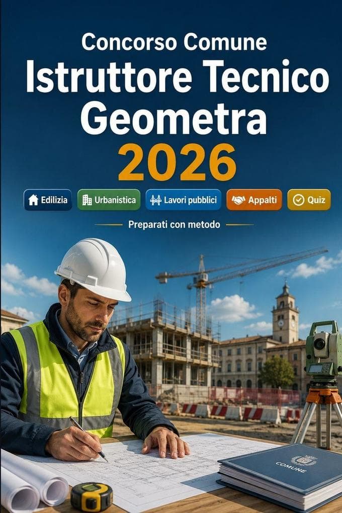 Concorso Comune Istruttore Tecnico Geometra 2026