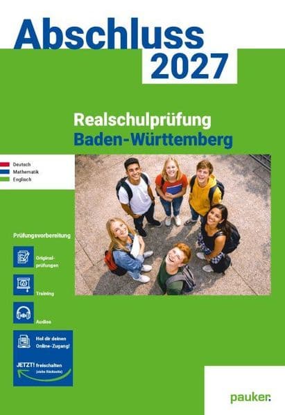 Abschluss 2027 - Realschule Baden-Württemberg - Aufgabenband