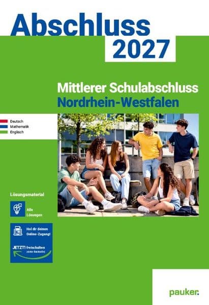 Abschluss 2027 - MSA Realschule NRW - Lösungsband