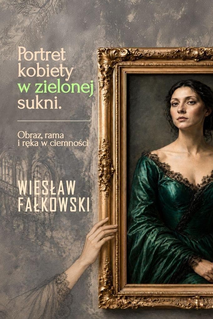 Portret kobiety w zielonej sukni