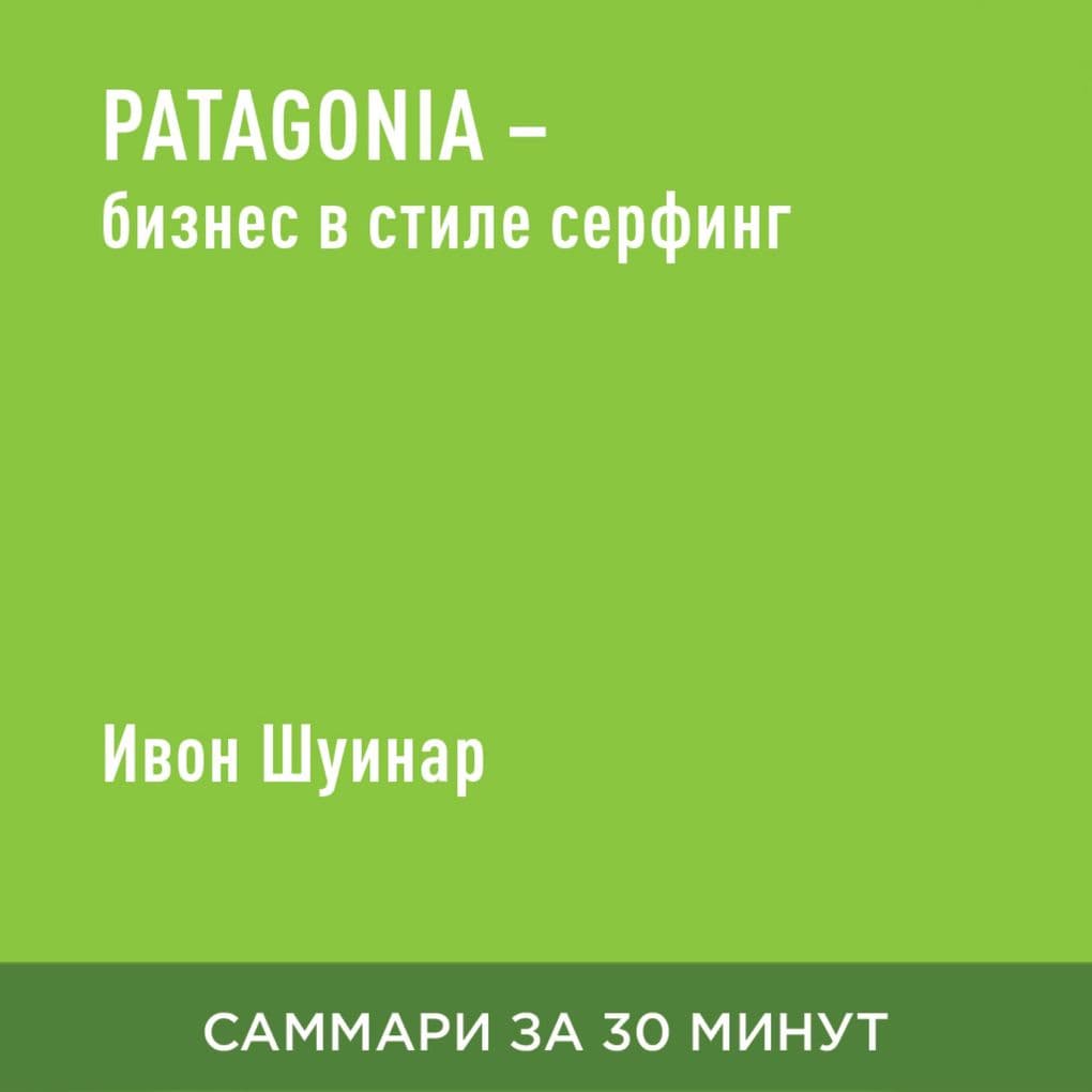 Patagonia biznes v stile serfing (kratkoye izlozheniye)