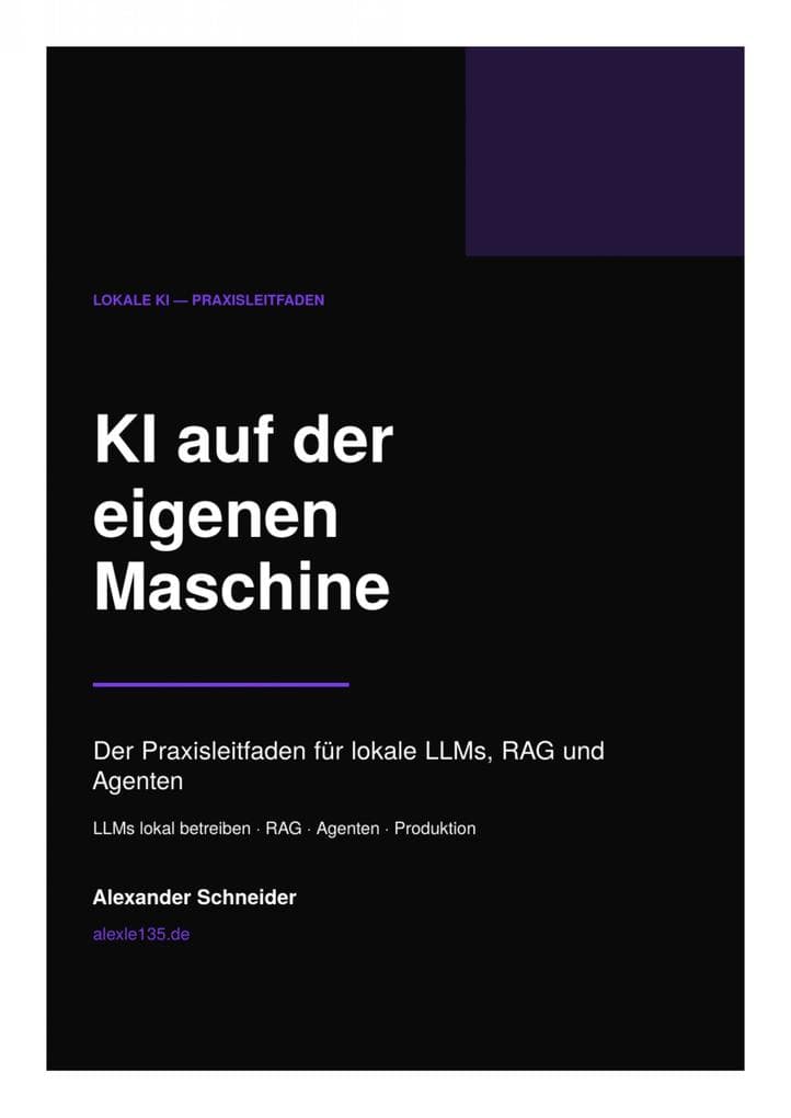 KI auf der eigenen Maschine