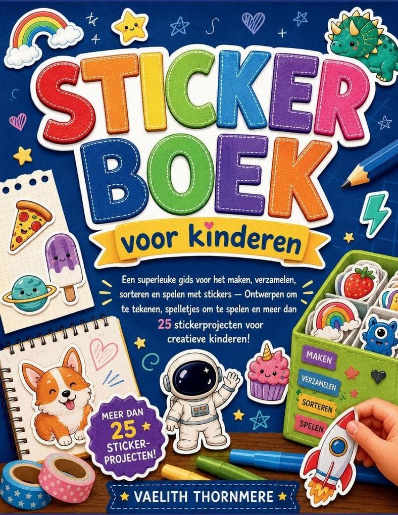 STICKERBOEK voor kinderen