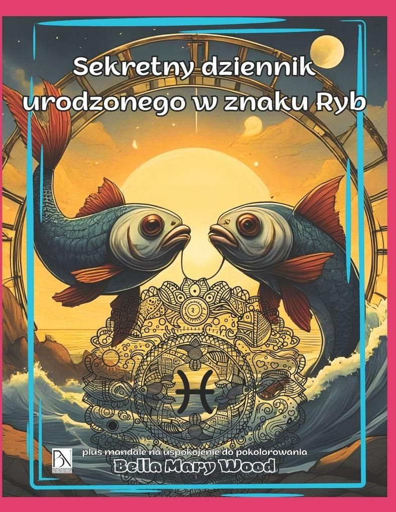 Sekretny dziennik urodzonego w znaku Ryb plus mandale na uspokojenie do pokolorowania