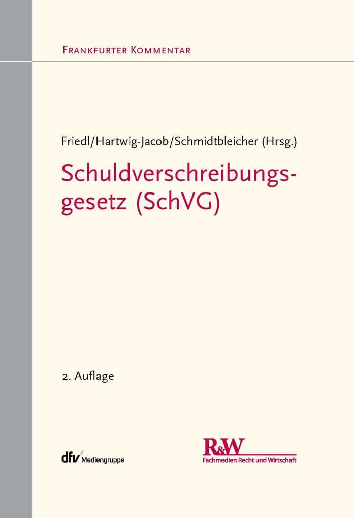 Schuldverschreibungsgesetz (SchVG)