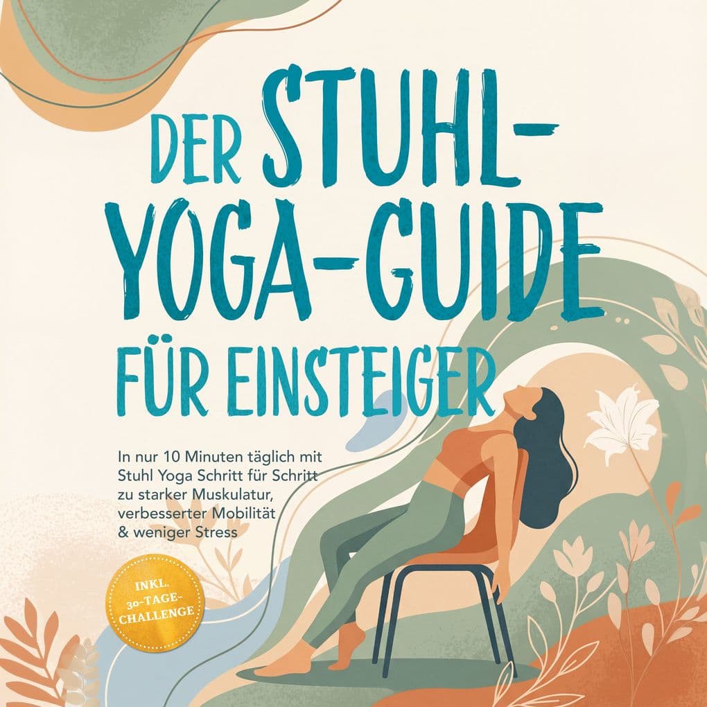 Der Stuhl-Yoga-Guide für Einsteiger: In nur 10 Minuten täglich mit Stuhl Yoga Schritt für Schritt zu starker Muskulatur, verbesserter Mobilität & weniger Stress inkl. 30-Tage-Challenge