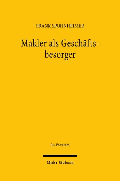 Makler als Geschäftsbesorger