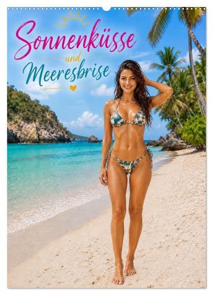 Sonnenkusse und Meeresbrise (Wandkalender 2027 DIN A2 hoch), CALVENDO Monatskalender