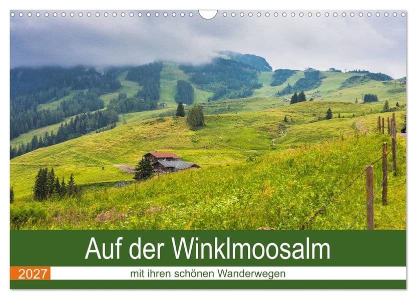 Auf der Winklmoosalm (Wandkalender 2027 DIN A3 quer), CALVENDO Monatskalender