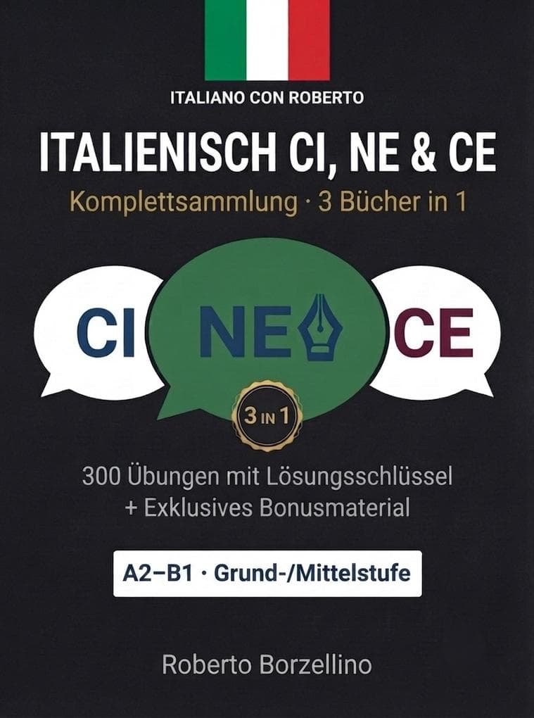 Italienisch lernen mit CI, NE & CE