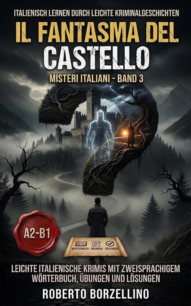 Italienisch lernen durch leichte Kriminalgeschichten: Il Fantasma del Castello