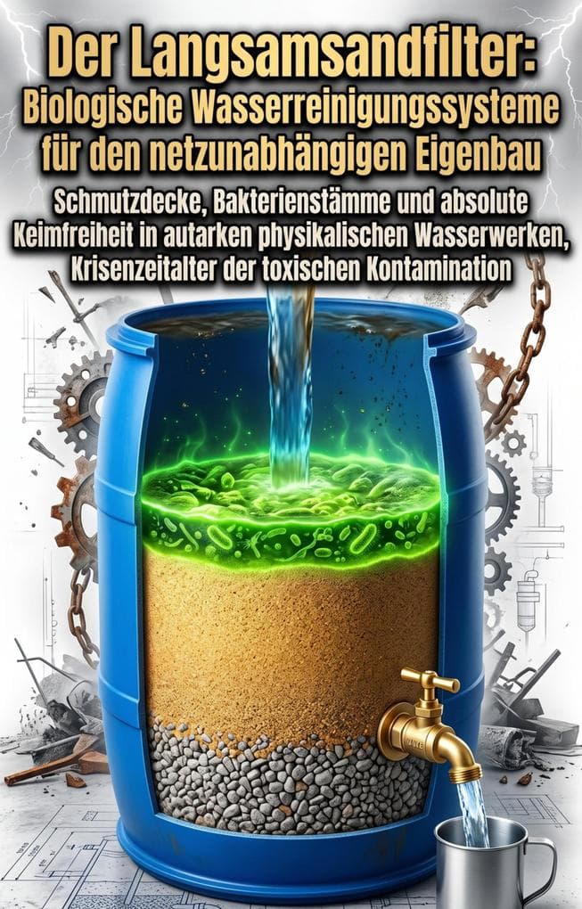 Der Langsamsandfilter: Biologische Wasserreinigungssysteme für den netzunabhängigen Eigenbau